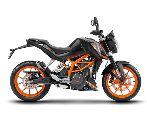 KTM Duke 390 for self-drive rent in Manali